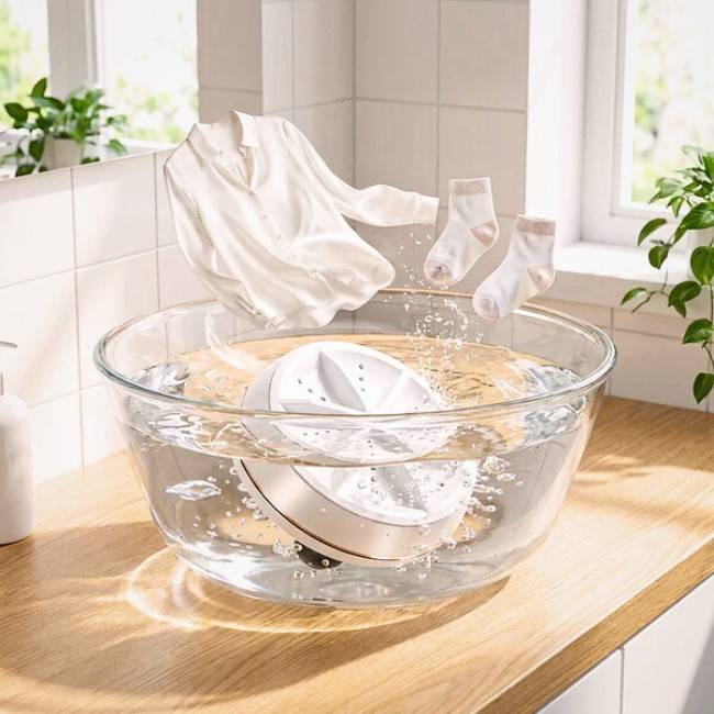 Portable Ultrasonic Mini Washing Machine