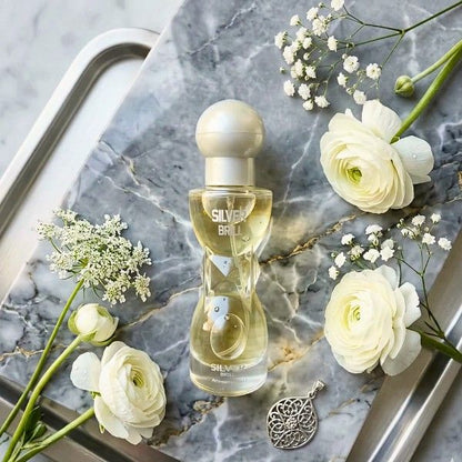 Elegant Silver Ball Perfume