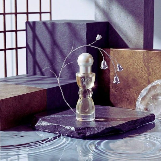 Elegant Silver Ball Perfume