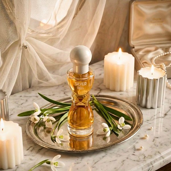 Elegant Silver Ball Perfume