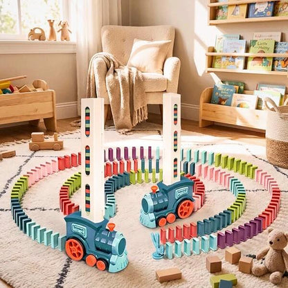 Train Toy Domino Set for Kids