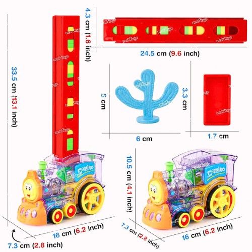 Train Toy Domino Set for Kids