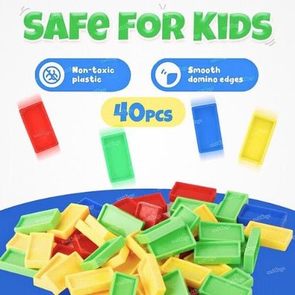 Train Toy Domino Set for Kids